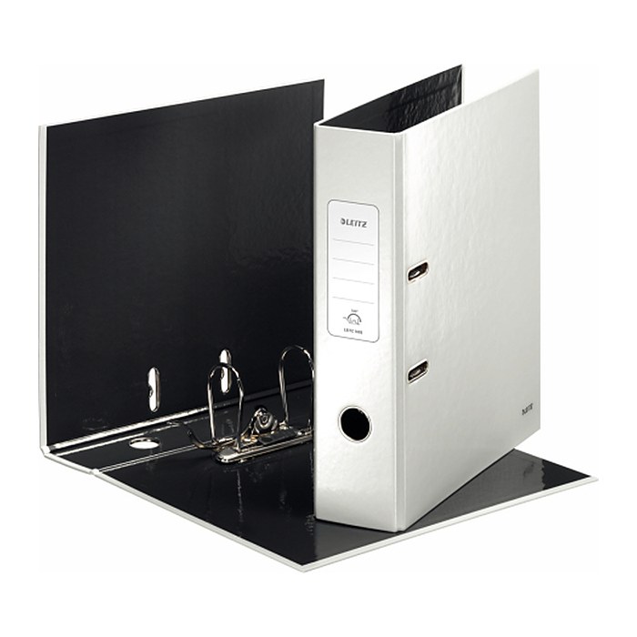 LEITZ Ordner weiß Karton 8,0 cm DIN A4, 1 St.