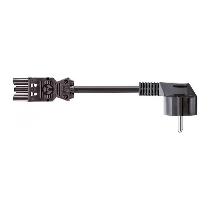 BACHMANN GST18 Netzkabel 3,0 m schwarz, 1 St.