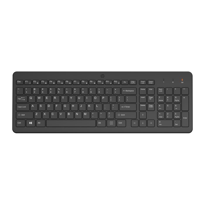 HP 220 Tastatur kabellos schwarz