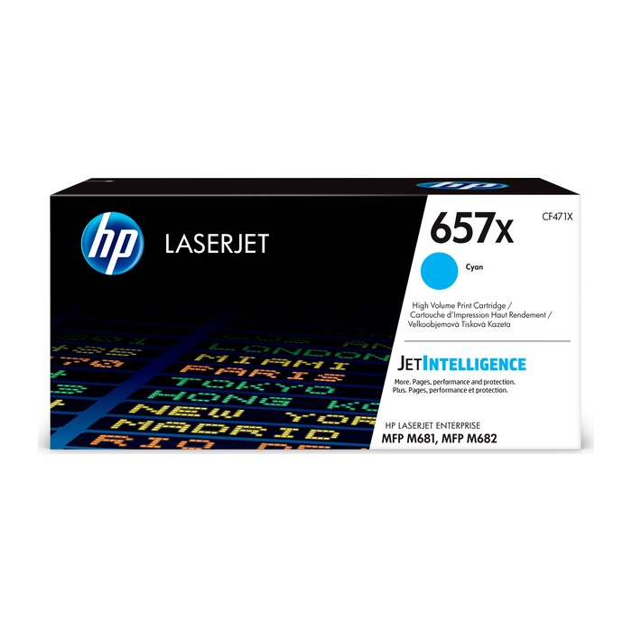 HP 657X (CF471X) cyan Tonerkartusche