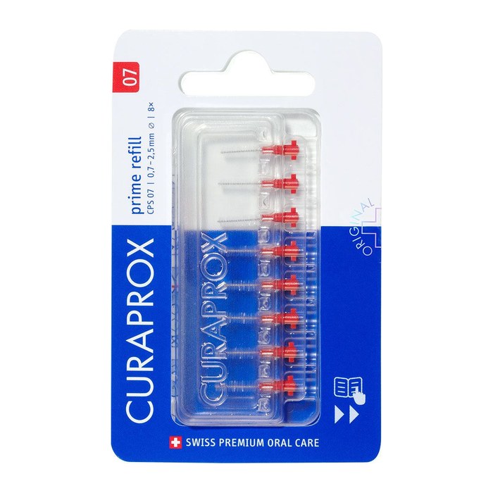 CURAPROX Interdentalbürsten-Aufsätze CPS 07 Prime, 8 St.