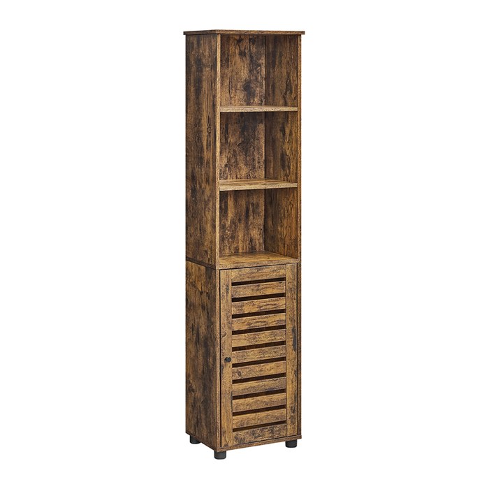 VASAGLE Badschrank braun 40,0 x 30,0 x 167,0 cm