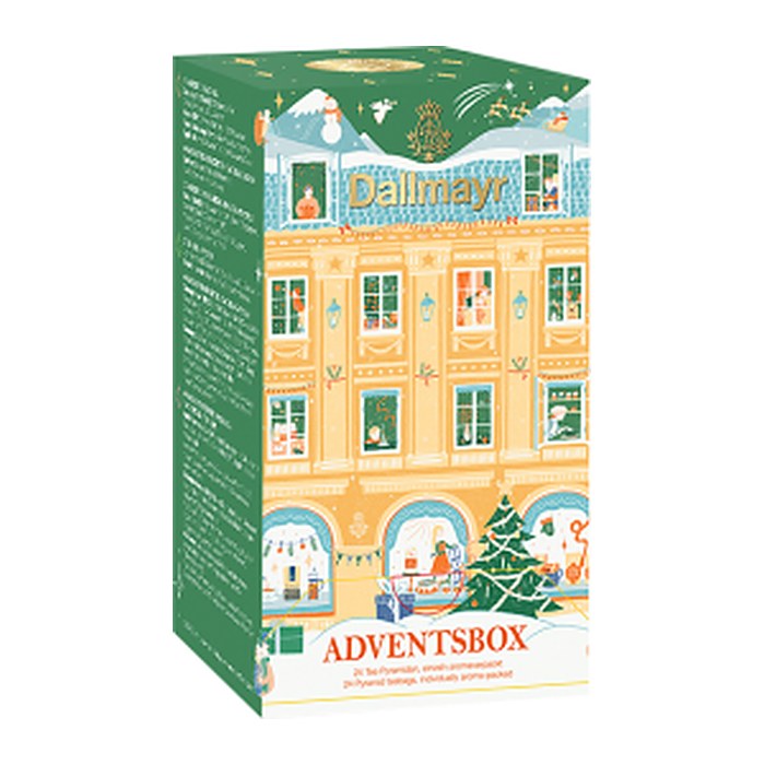 Dallmayr Adventsbox Teepyramiden Adventskalender 24 Portionen
