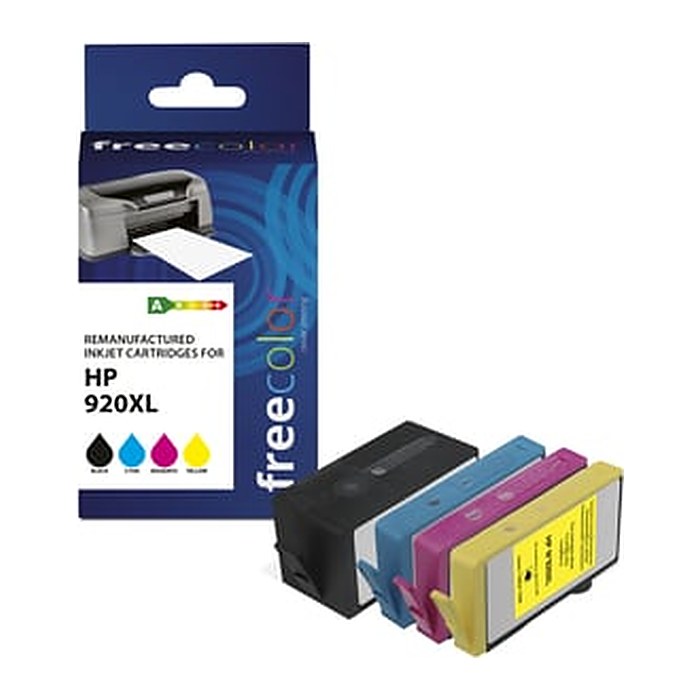 Freecolor Patrone HP 920XL color BK/C/M/Y remanufactured
