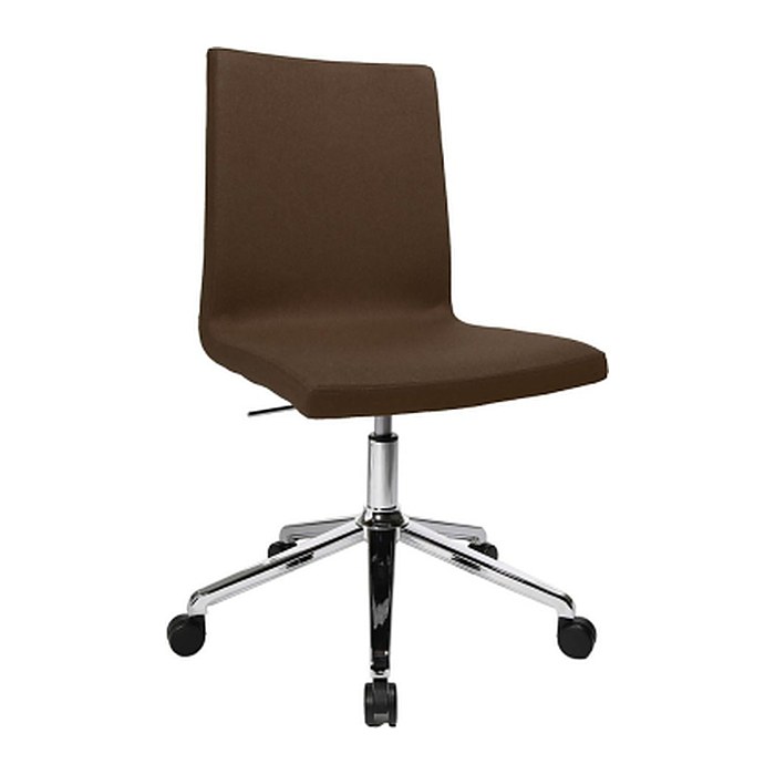 Topstar Besucherstuhl Cube EA390 L59 braun Stoff, 1 St.