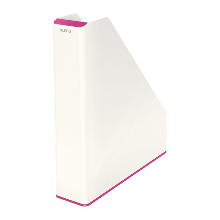 LEITZ Stehsammler WOW Duo Colour 53621023 perlweiß/pink Kunststoff, DIN A4, 1 St.