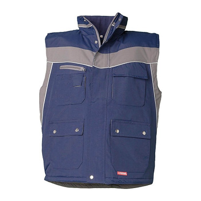 PLANAM® unisex Winterweste PLALINE marine, zink Größe L