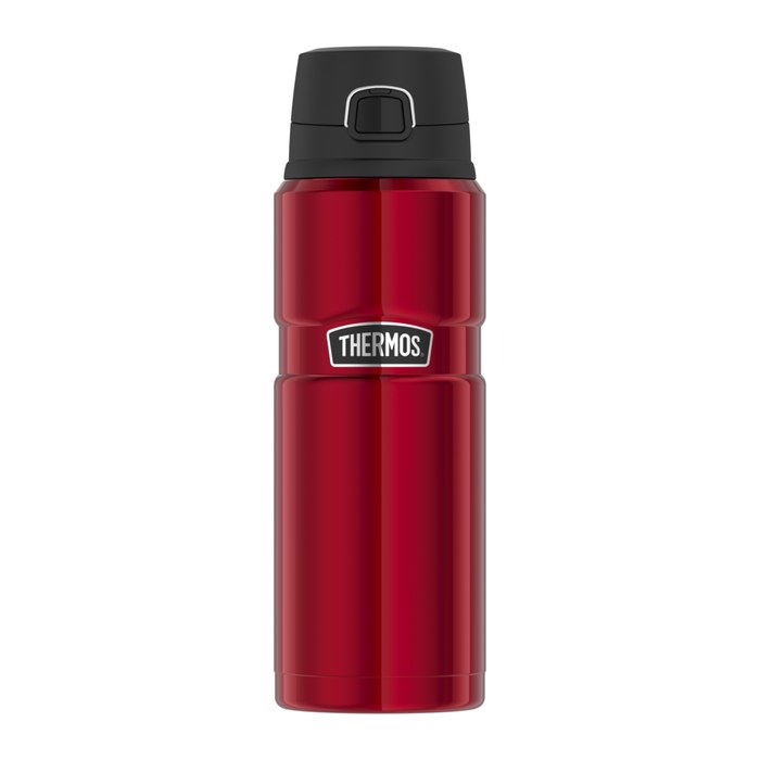 THERMOS® Isolierflasche Stainless King rot, schwarz 700,0 ml, 1 St.