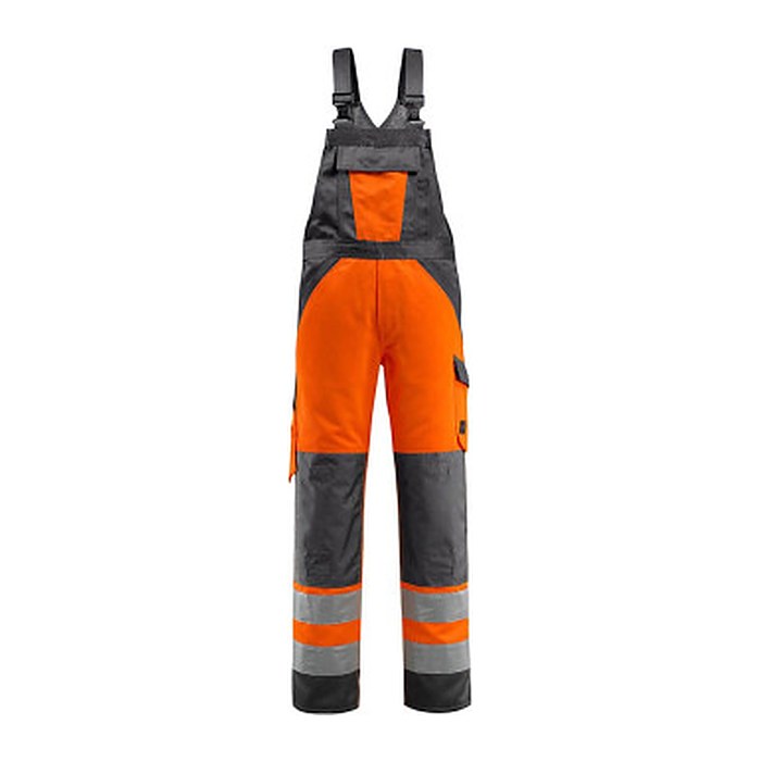 MASCOT® unisex Warnschutz-Latzhose Gosford orange, dunkelanthrazit Größe 60