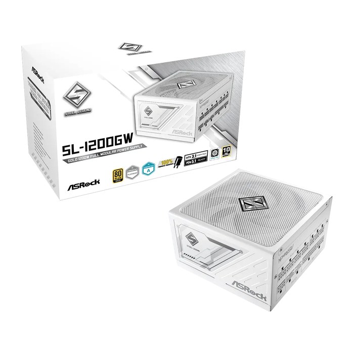 ASRock Steel Legend SL-1200GW white 1000W ATX 80+ Gold