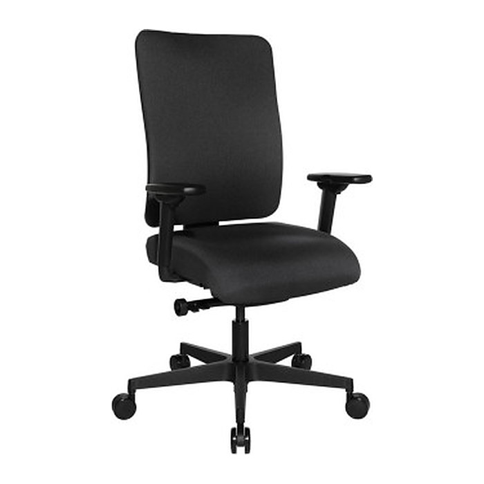 Topstar Bürostuhl Sitness Open X (P) Deluxe, OX600TW2 T22 Stoff anthrazit, Gestell schwarz