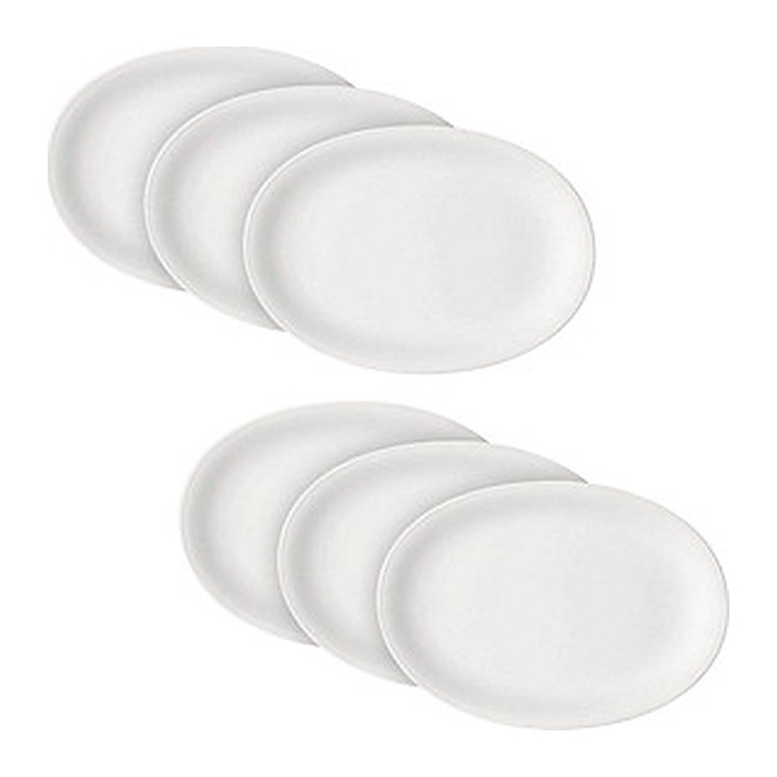BAUSCHER Servierplatten smart weiß 29,0 x 20,0 cm, 6 St.