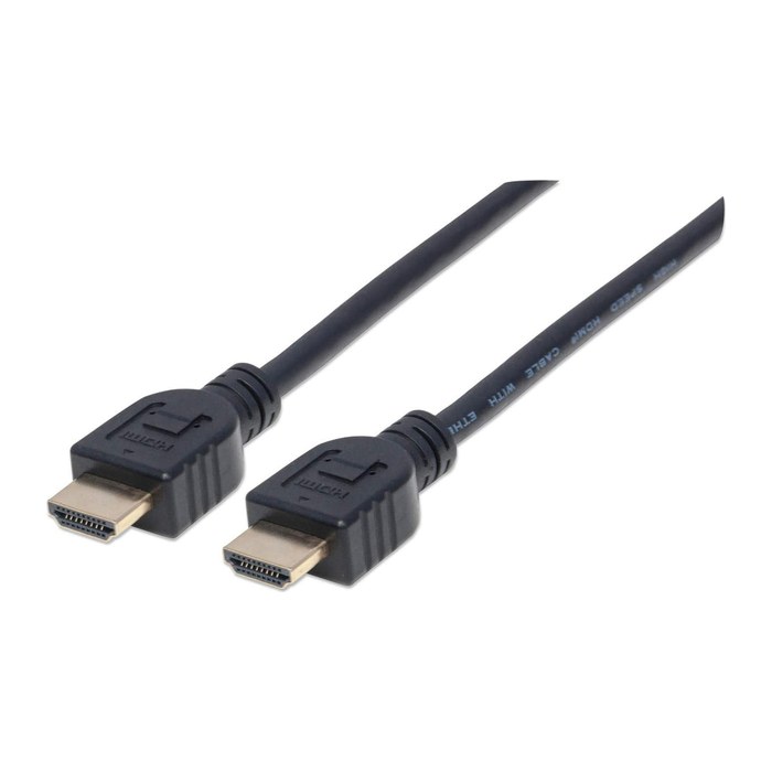 MANHATTAN HDMI-Kabel 4k@60Hz CL3 zert. geschirmt 1m