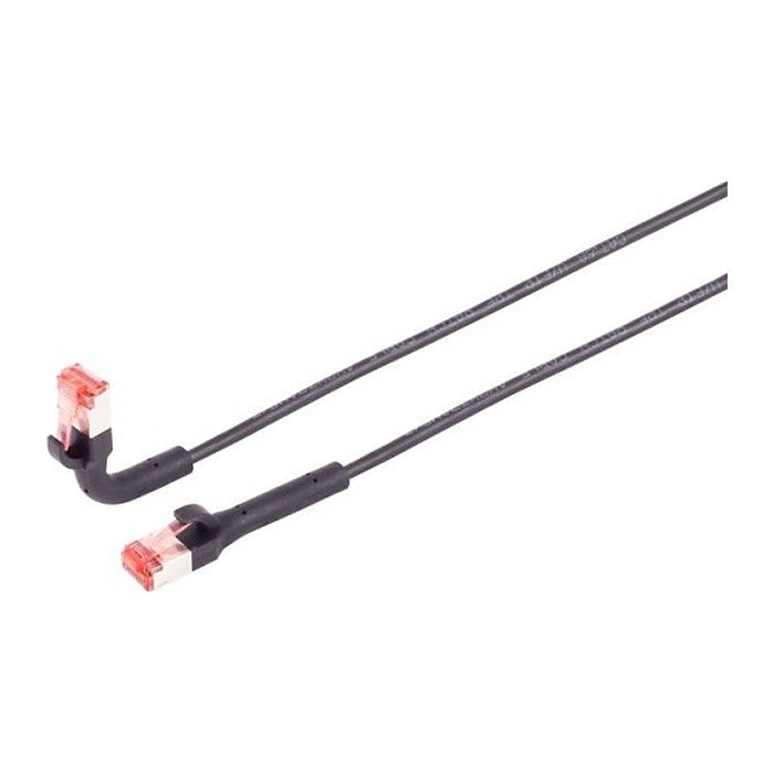 Shiverpeaks Patchkabel Cat 6A bieg. Stecker U/FTP 7,5m schwa