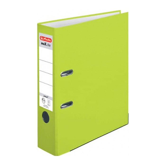 herlitz maX.file protect Ordner neon grün Kunststoff 8,0 cm DIN A4, 1 St.