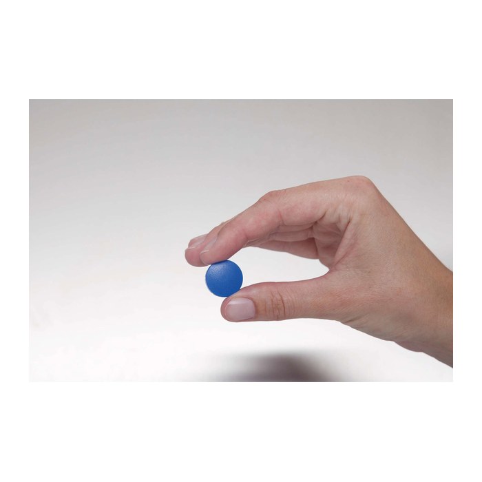 MAUL Magnete blau, Kunststoff Ø 2,0 cm, 10 St.