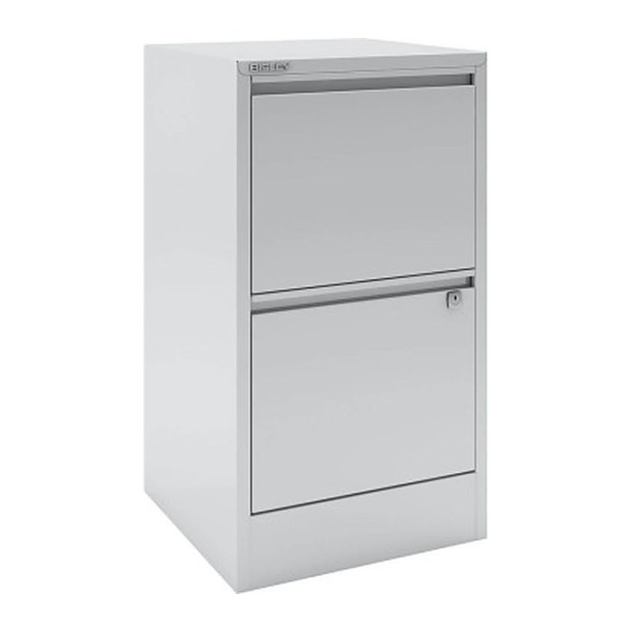 BISLEY Home Hängeregistraturschrank lichtgrau 2 Schubladen 41,3 x 40,0 x 67,2 cm, 1 St.