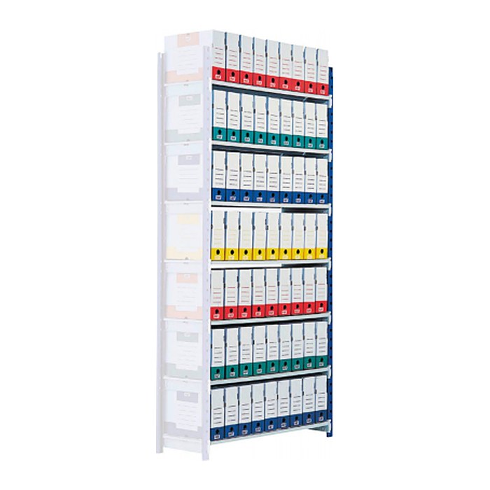 PAPERFLOW Anbau-Schwerlastregal Rang'Eco 7213S blau 100,0 x 34,0 x 200,0 cm