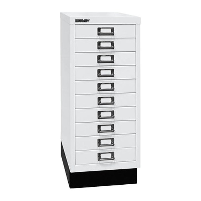 BISLEY MultiDrawer™ L2910S Schubladenschrank verkehrsweiß 10 Schubladen 27,8 x 38,0 x 67,0 cm, 1 St.