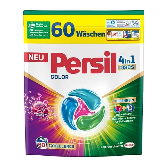 Persil COLOR 4in1 DISCS TIEFENREIN Waschmittel Caps, 60 St.