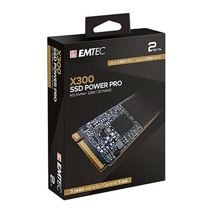 Emtec SSD M.2 NVMe PCIe 3.0 X300 2TB Intern retail