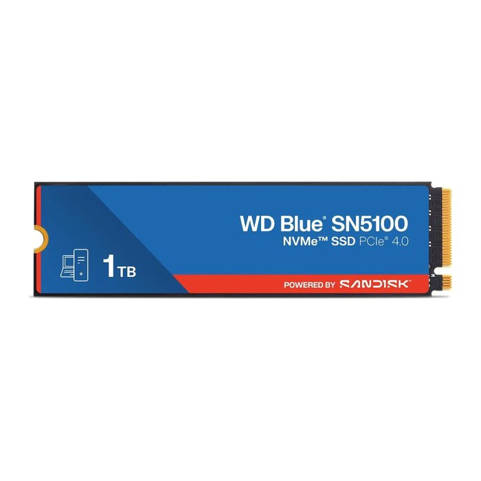 SSD WD Blue M.2 2280 1TB NVMe SN5100 intern