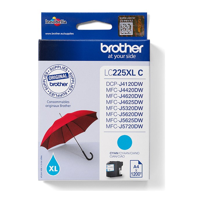 brother LC-225XLC cyan Druckerpatrone