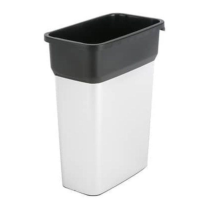 vileda® PROFESSIONAL Geo Mülleimer 55,0 l silber, schwarz, 1 St.