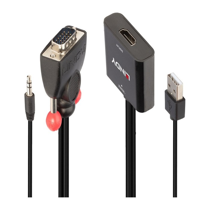 LINDY Konverter VGA & Audio an HDMI