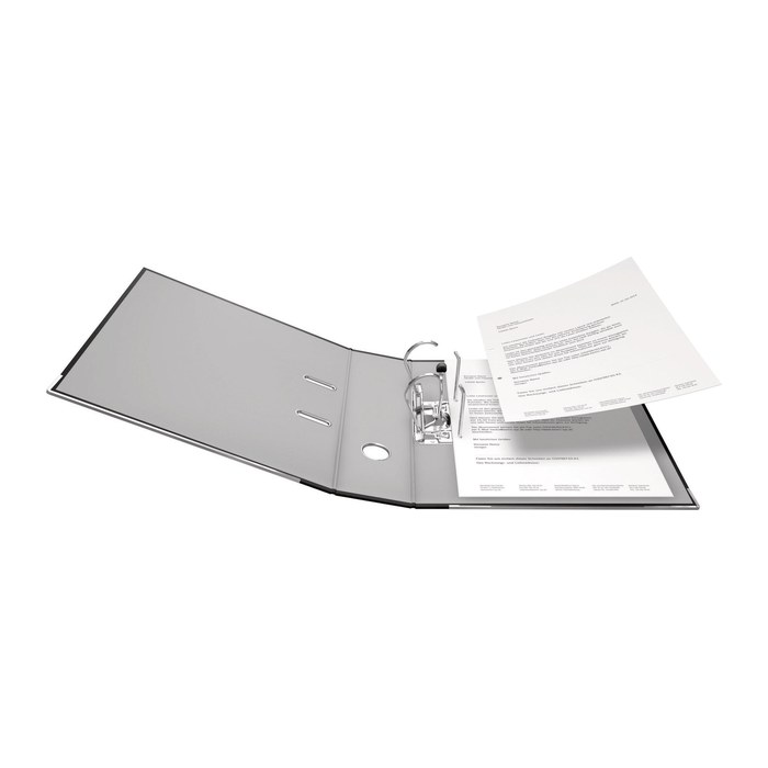 FALKEN Color Ordner schwarz Kunststoff 8,0 cm DIN A4, 1 St.