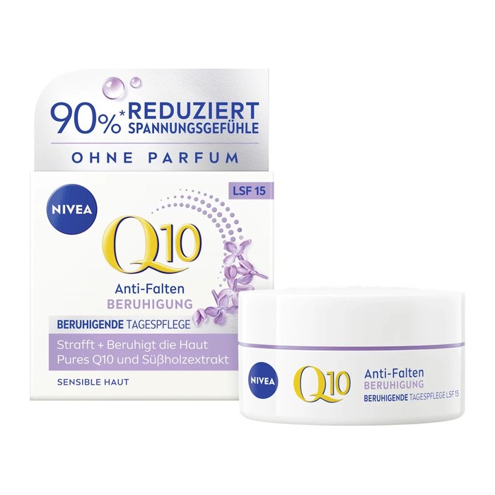 NIVEA Q10 Anti-Falten BERUHIGUNG LSF 15 Gesichtscreme 50,0 ml