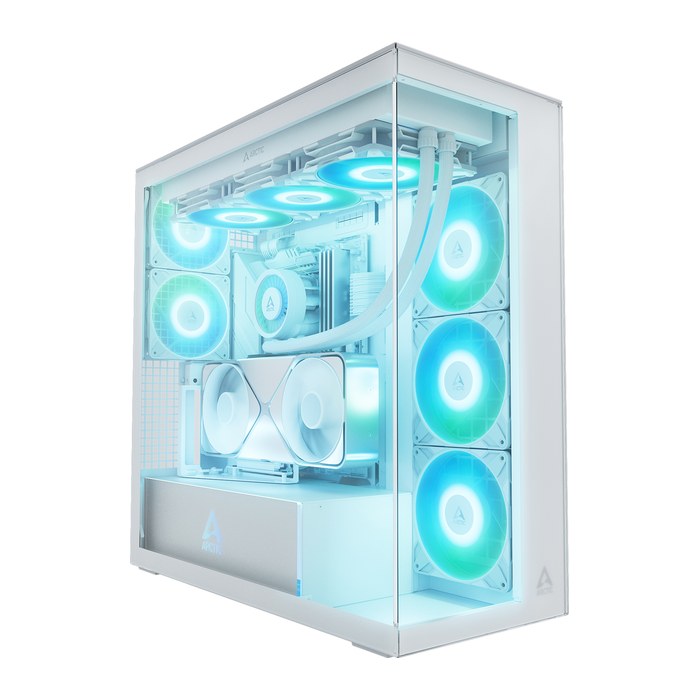 ARCTIC Geh Xtender White with GPU vertical mount