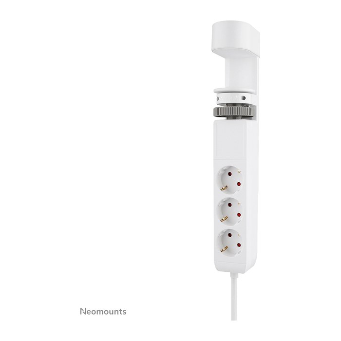 Neomounts DS22-840BL6 3-fach Tischsteckdose 1,4 m weiß mit USB-Buchse