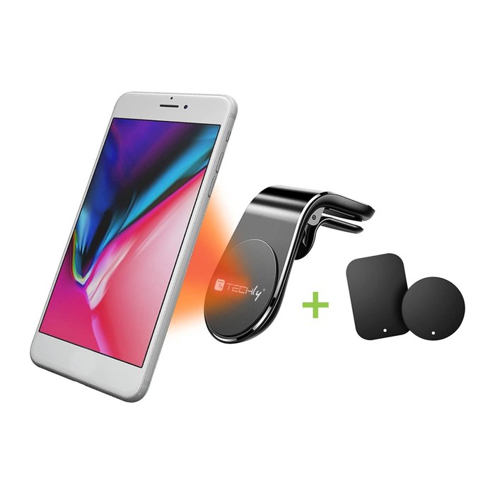 Techly Magnetische Autohalterung für Smartphones
