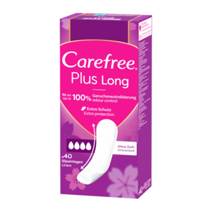 Carefree Slipeinlagen Plus Long, 40 St.