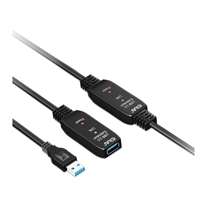 Club3D USB 3.2 A Verlängerungskabel 10m aktiv 5 Gbps St/Bu retail