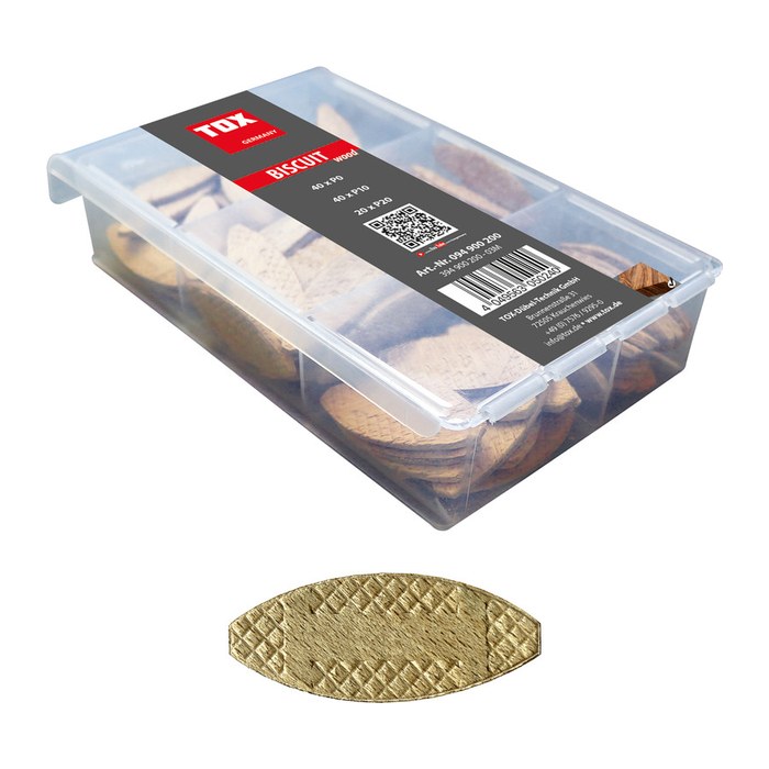 TOX BISCUIT WOOD 094900200 Flachdübel, 100-teilig