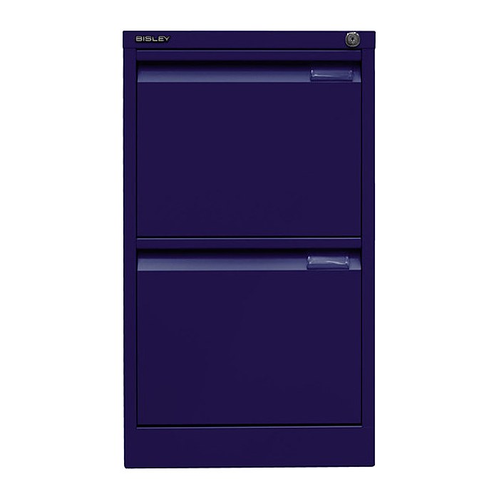 BISLEY Hängeregistraturschrank oxfordblau 2 Schubladen 41,3 x 62,2 x 71,1 cm, 1 St.