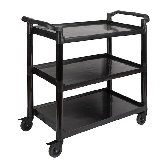 APS Servierwagen READY schwarz 50,0 x 108,0 x 96,0 cm