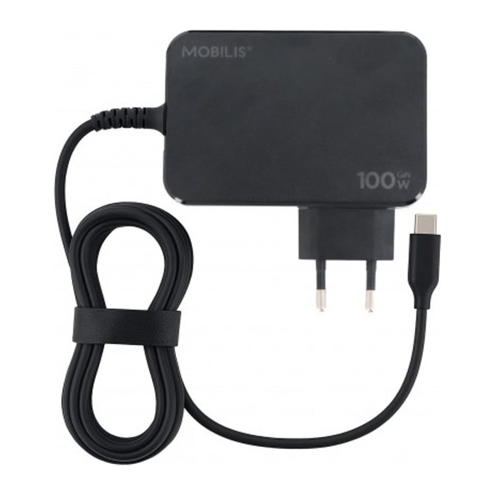 Mobilis Energia Charger 100W USB-C Laptop Charger 1,8m Cable