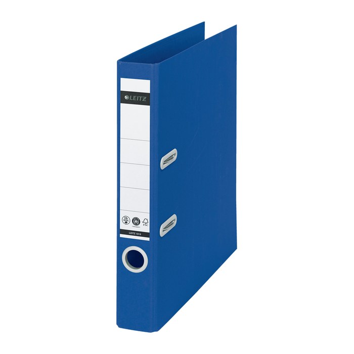 LEITZ recycle 1019 Ordner blau Karton 5,0 cm DIN A4, 1 St.