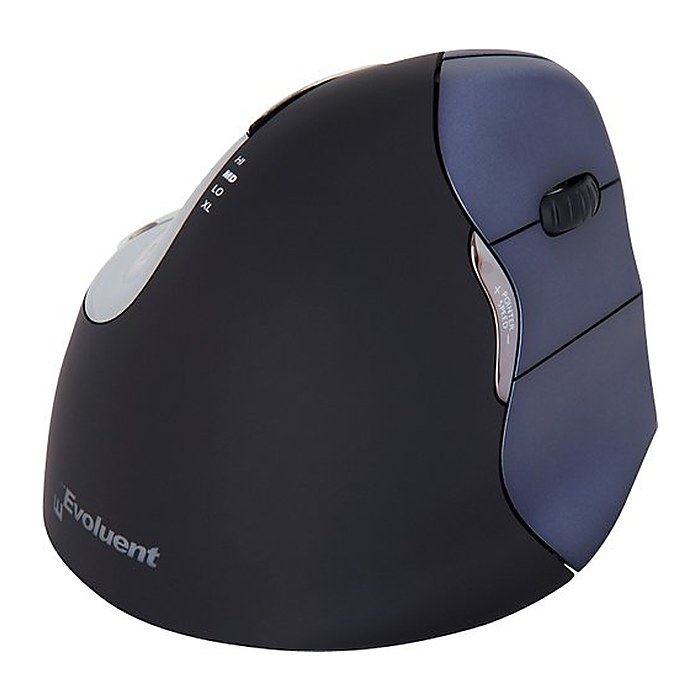 Evoluent Maus VerticalMouse 4 Rechts Drahtlos black/silver retail