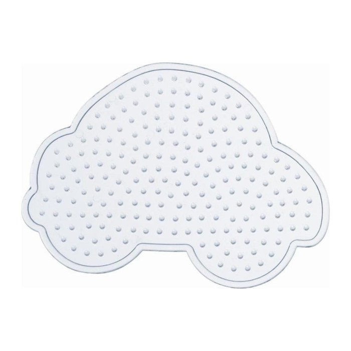 folia Bügelperlen Stiftplatten Fahrzeuge transparent 3 St.