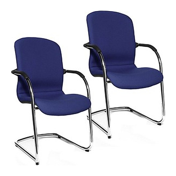 Topstar Besucherstühle Open Chair 110 OC690 T38 royalblau Stoff, 2 St.
