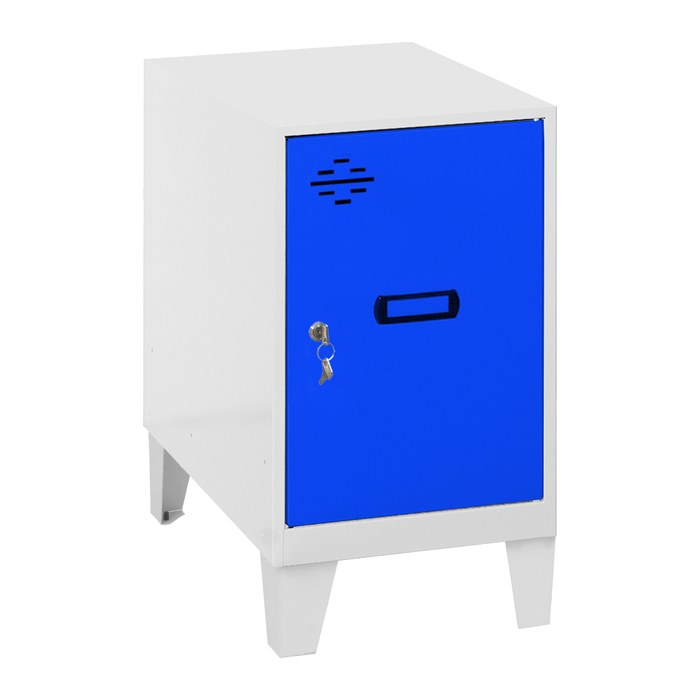 Simonrack Spind SIMONLOCKER DISM weiß, blau 8425437121289, 1 Schließfach 40,0 x 50,0 x 57,5 cm