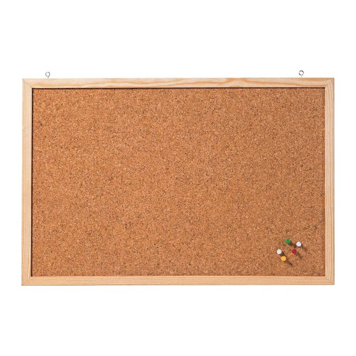 FRANKEN Pinnwand 80,0 x 60,0 cm Kork braun