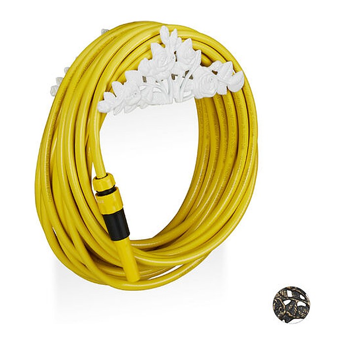 relaxdays Gartenschlauchhalter für 20,0 m