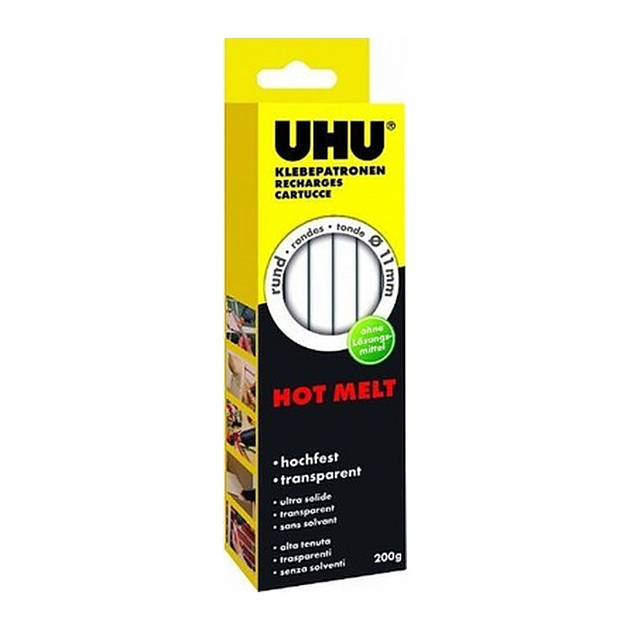 UHU Heißklebesticks HOT MELT transparent, 10 St.