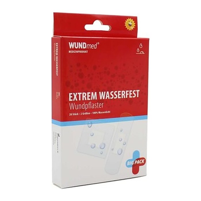 WUNDmed® Pflaster Extrem Wasserfest 03-009 weiß, 20 St.