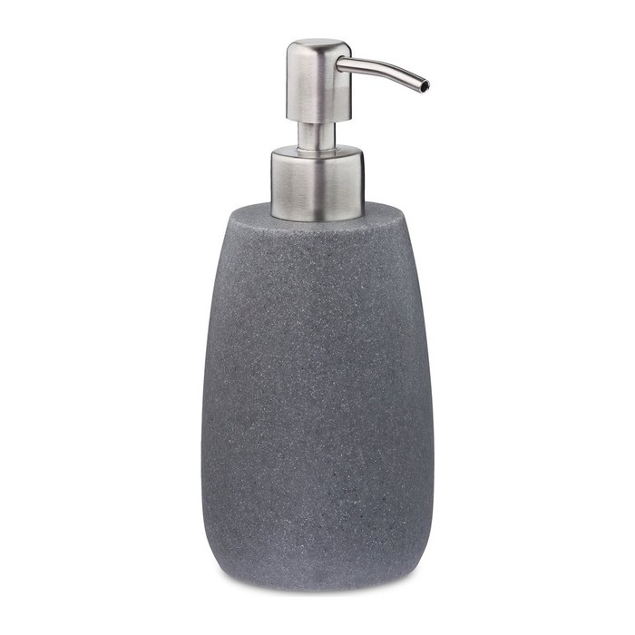 relaxdays Seifenspender 10031061_111 grau Polyresin 300,0 ml, 1 St.